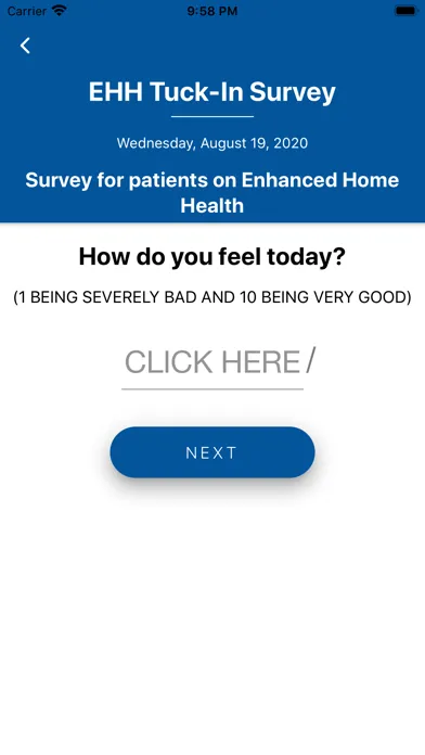 Zrzuty ekranu Assisted Telehealth