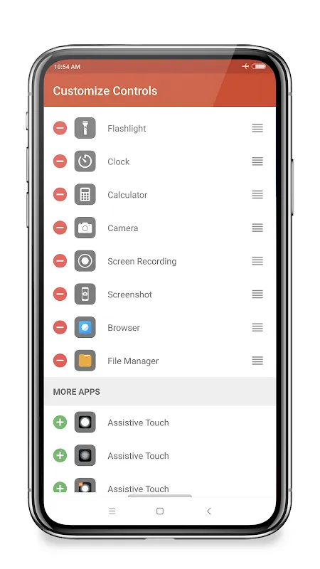 Control Center Screenshots