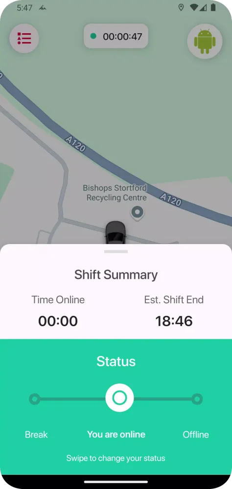 Associated Taxis Driver Screenshots