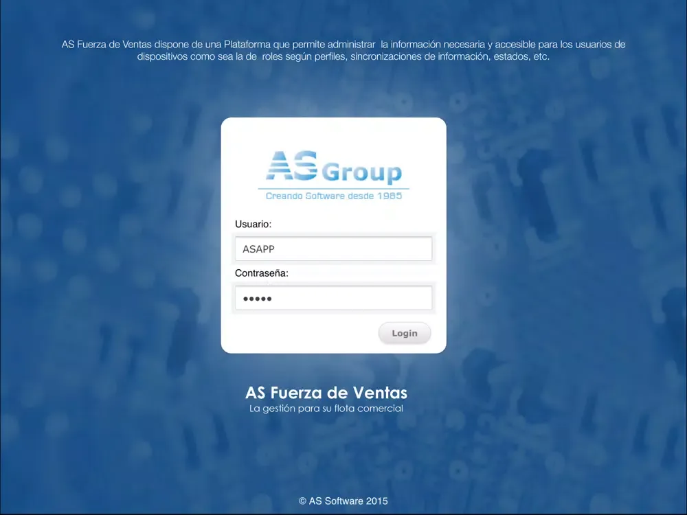 Captures d'écran de AS Fuerza de Ventas iPad 