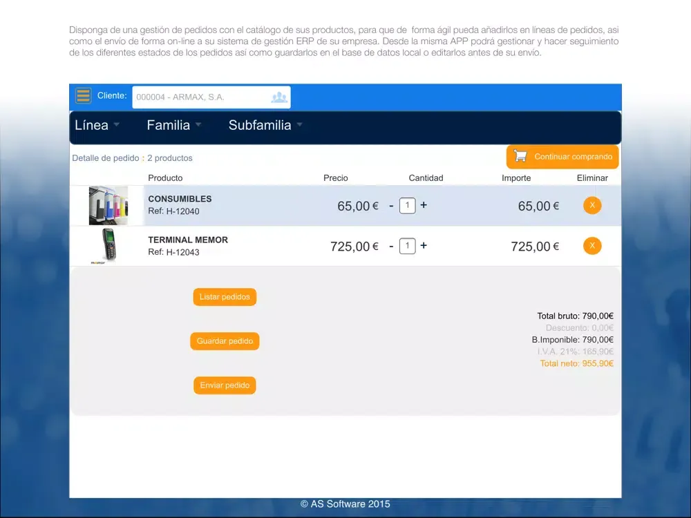 Captures d'écran de AS Fuerza de Ventas iPad 