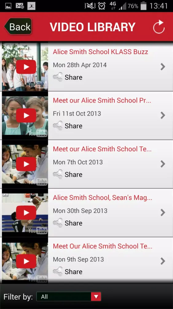 Alice Smith School Parent App سکرین شاٹس