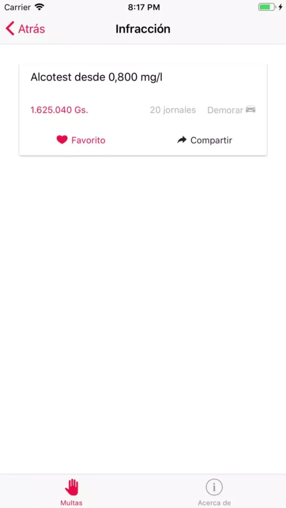 Capturas de pantalla de Multapy