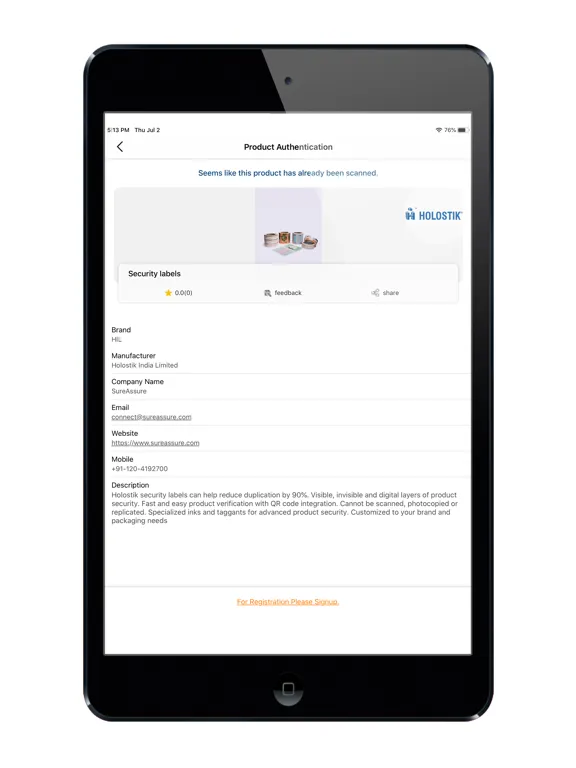 Скриншоты SureAssure iPad 