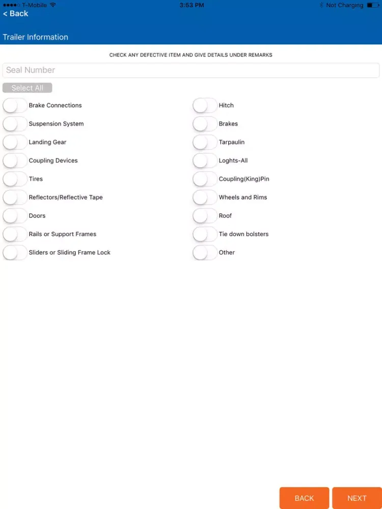 Screenshot di Apollo DVIR iPad 