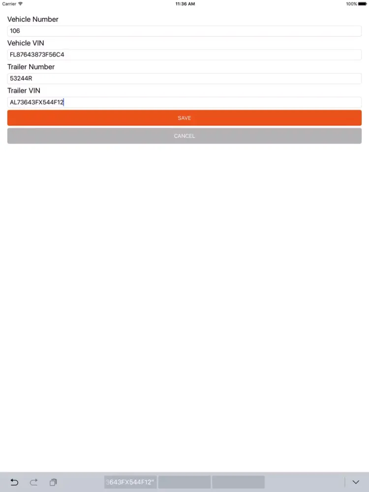 iTrackAssets DVIR iPad 应用截图
