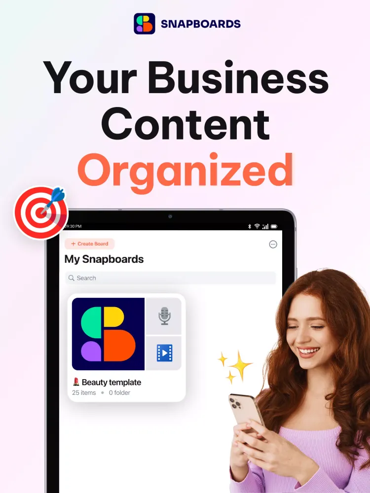 Ảnh chụp màn hình của Snapboards Business Keyboard