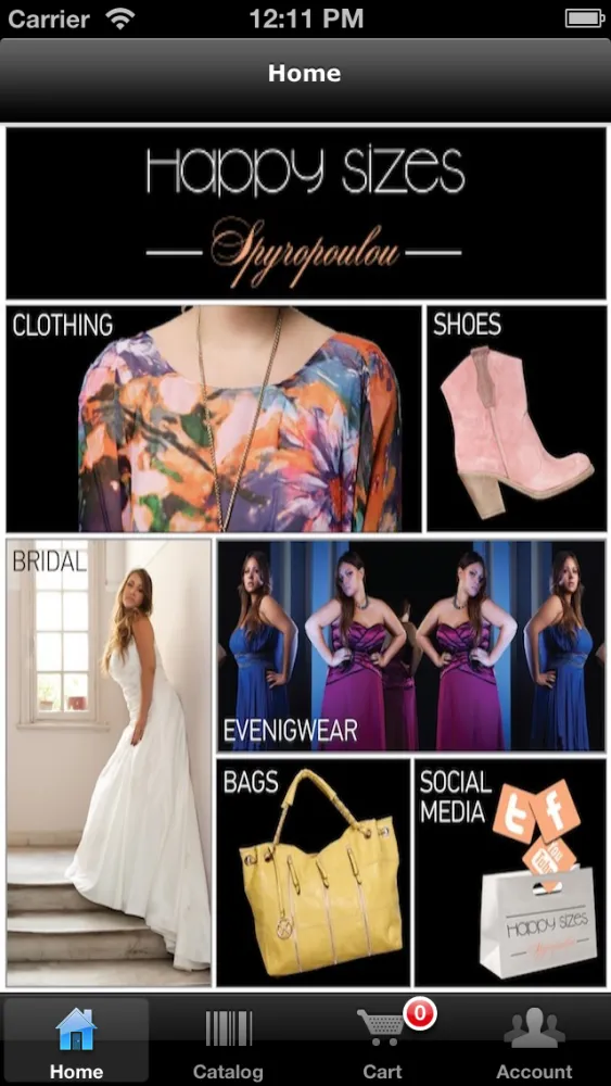 ภาพหน้าจอของ HappySizes