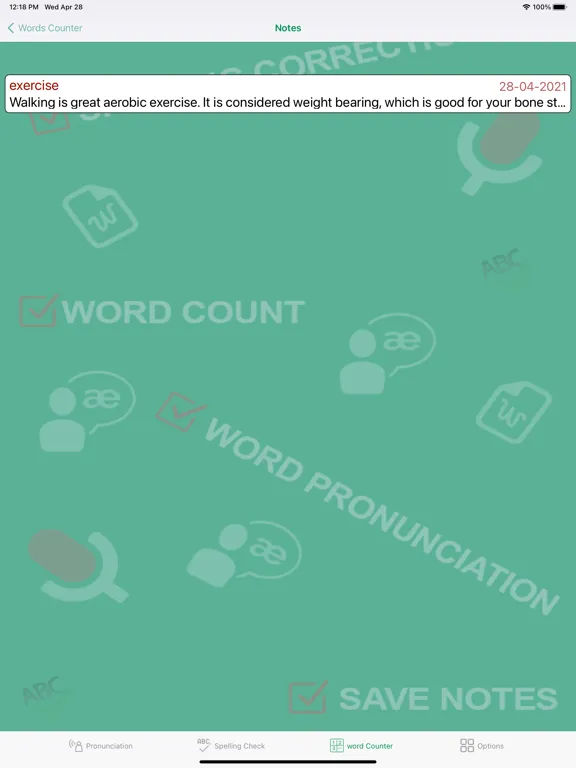 Capturas de tela do Spelling and Pronunciation iPad 