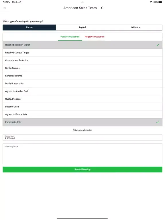 Sales Talon iPad  스크린샷