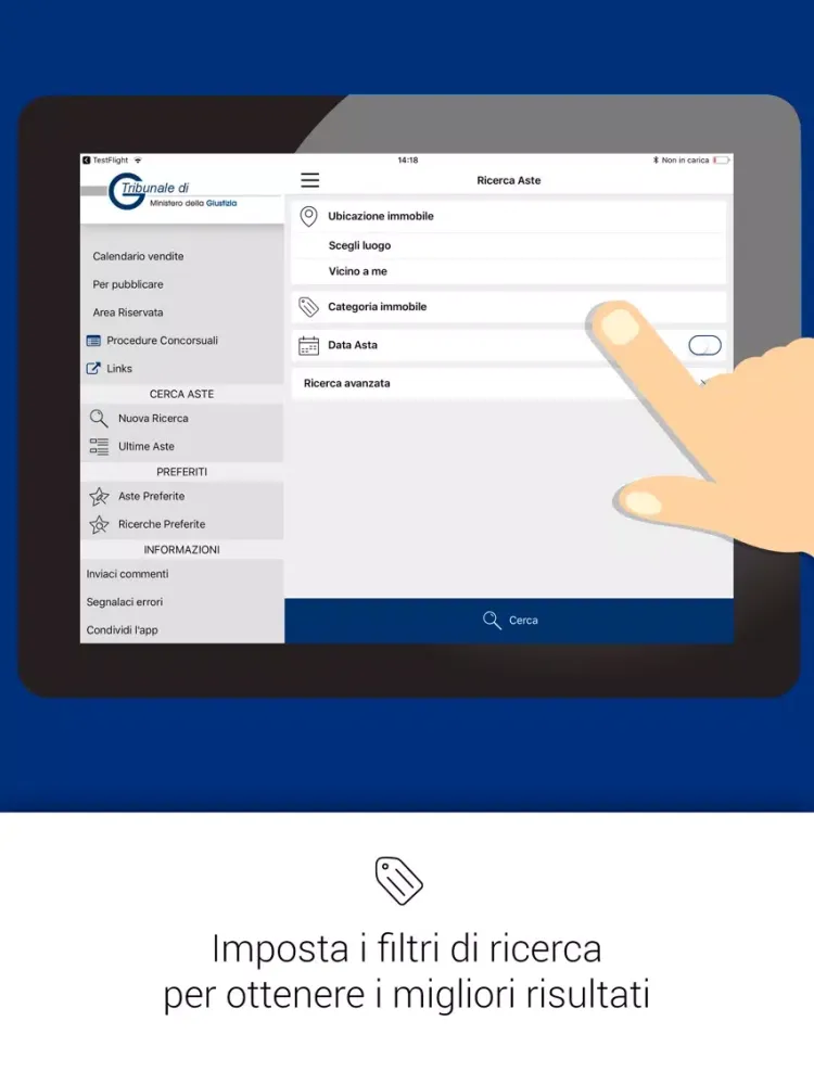 Tribunale Campobasso iPad  Screenshots