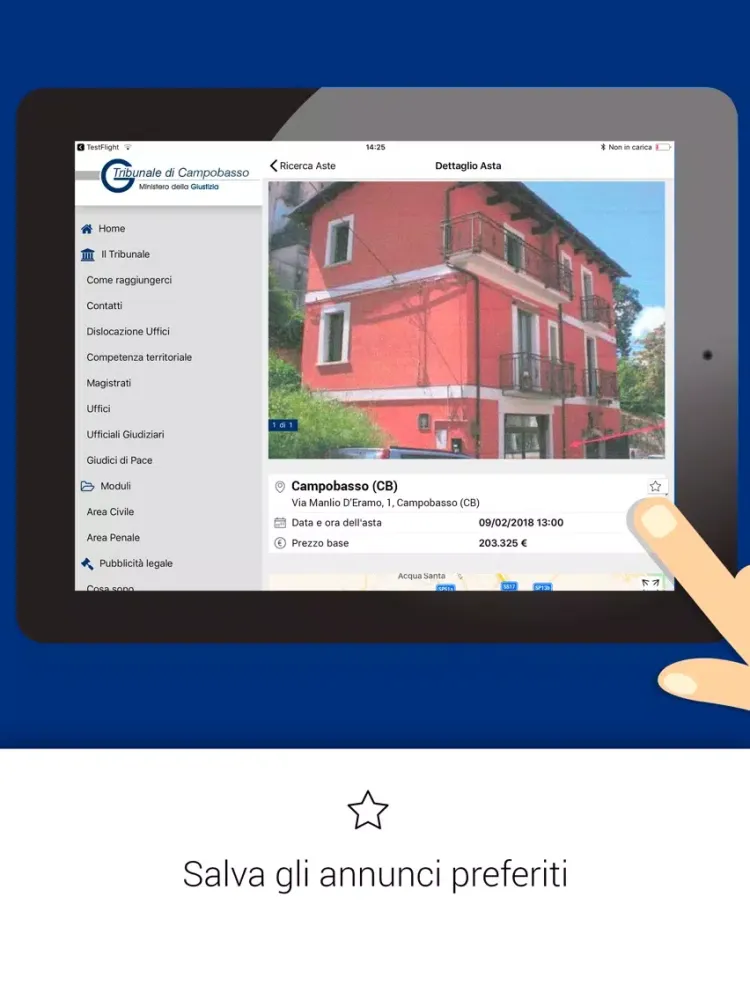 Tribunale Campobasso iPad  Screenshots