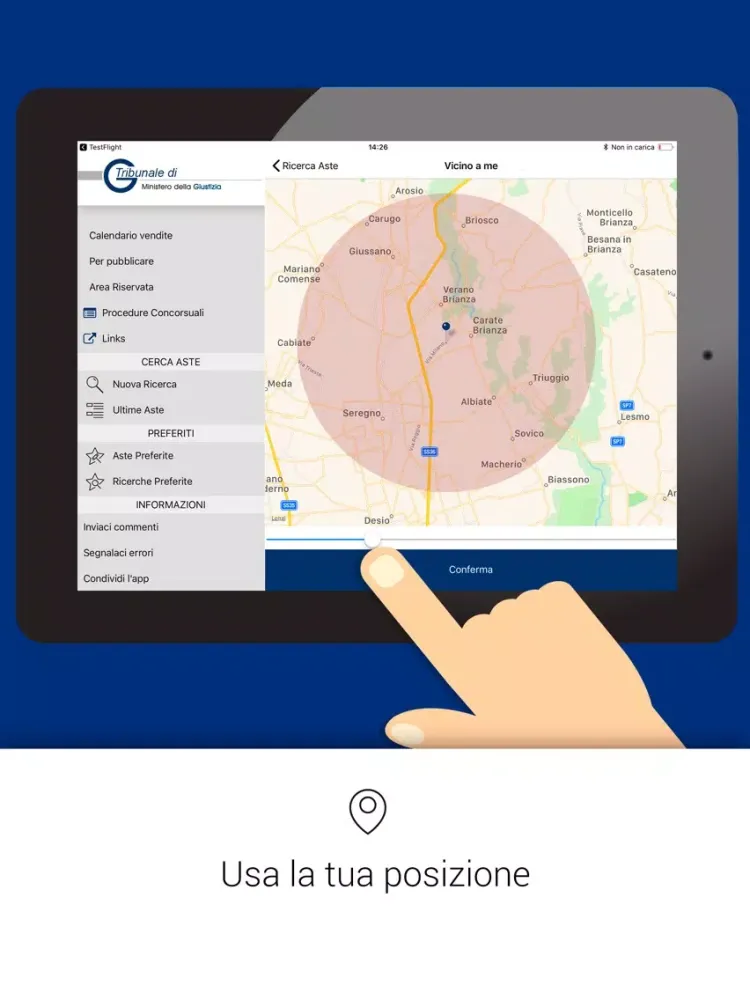 Tribunale Campobasso iPad  Screenshots