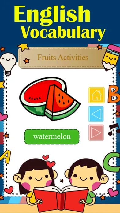 Capturas de tela do English Picture Dictionary App