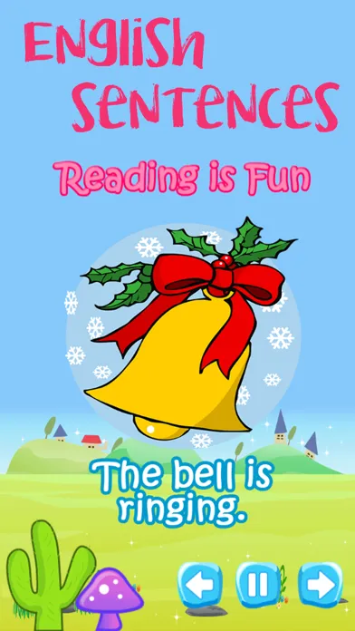 Capturas de tela do Reading Sentence Builder Games