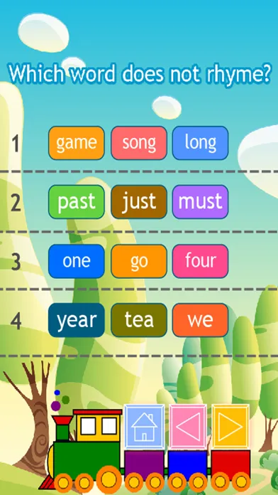 ภาพหน้าจอของ Read Rhyming Words Rhymes Book