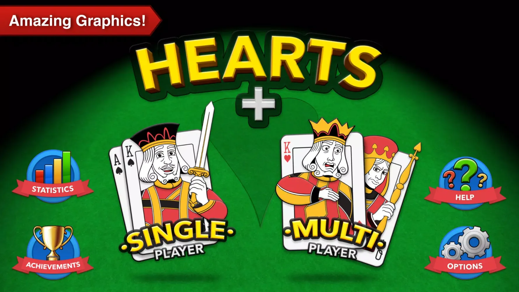 Hearts + Classic Card Game Screenshots