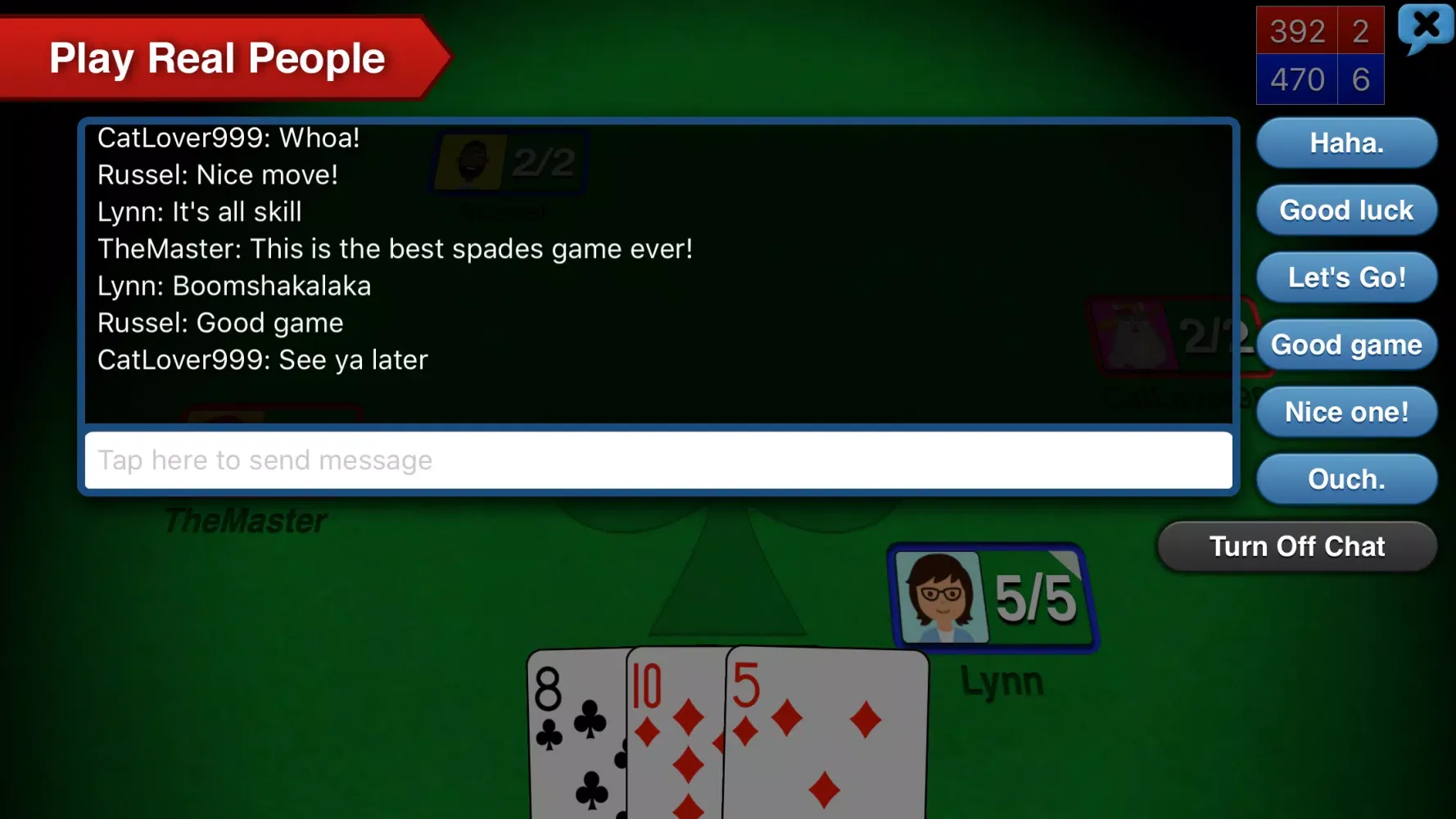 Spades + Card Game Online 스크린샷