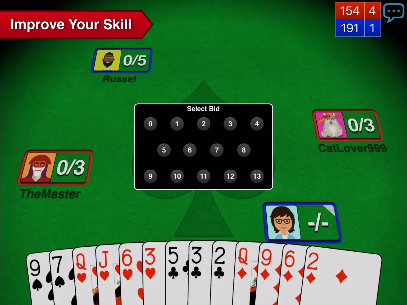 Spades + Card Game Online 스크린샷