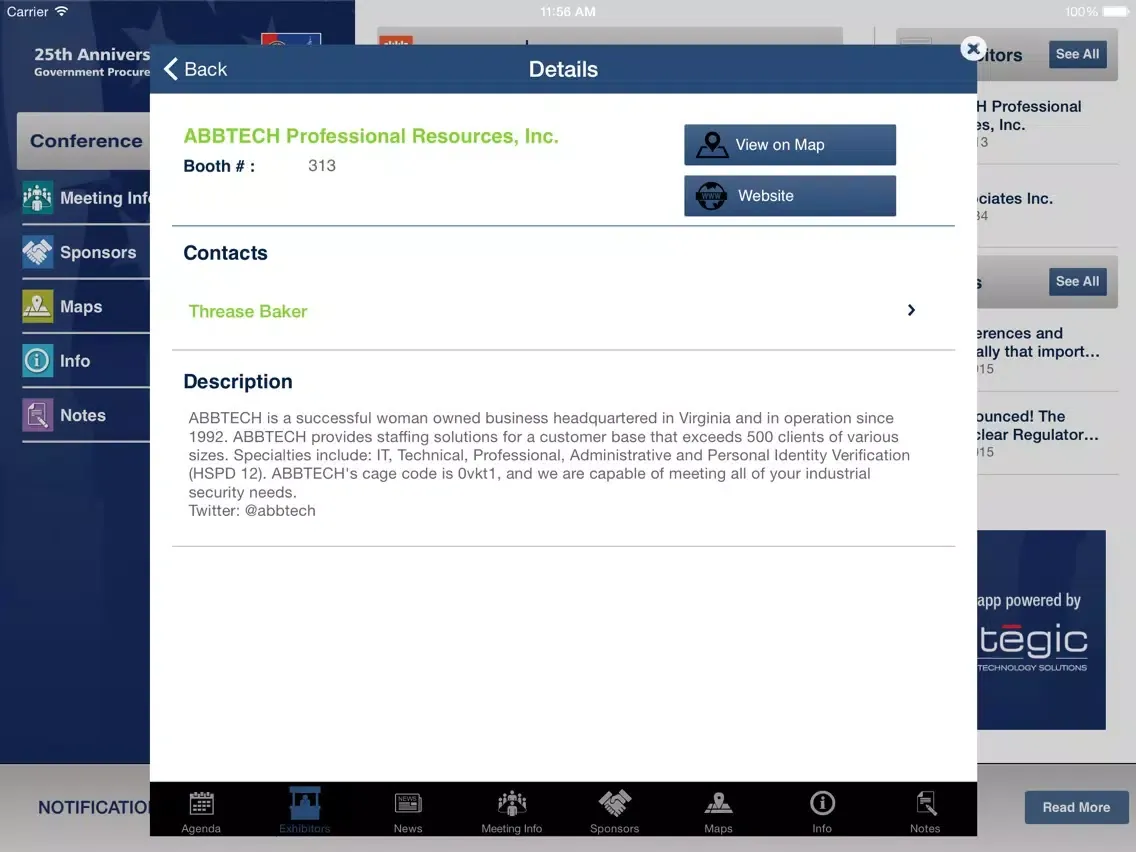 Government Procurement Conference iPad  স্ক্রিনশট