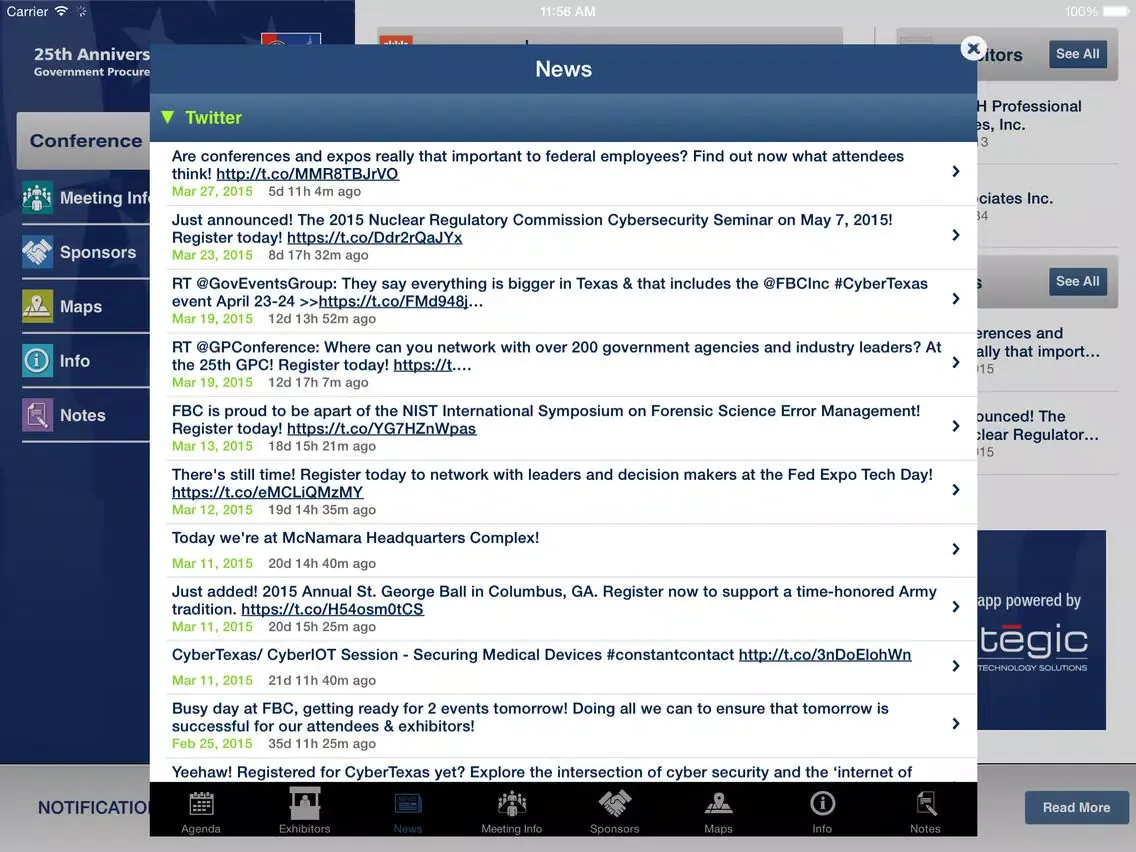 Government Procurement Conference iPad  স্ক্রিনশট