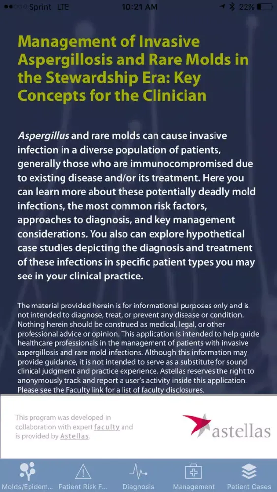 Management of Invasive Molds應用截圖