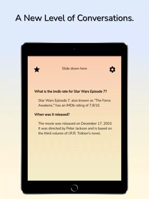 Captures d'écran de Zaya - Voice AI iPad 