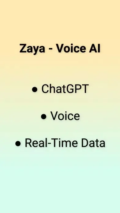 Captures d'écran de Zaya - Voice AI