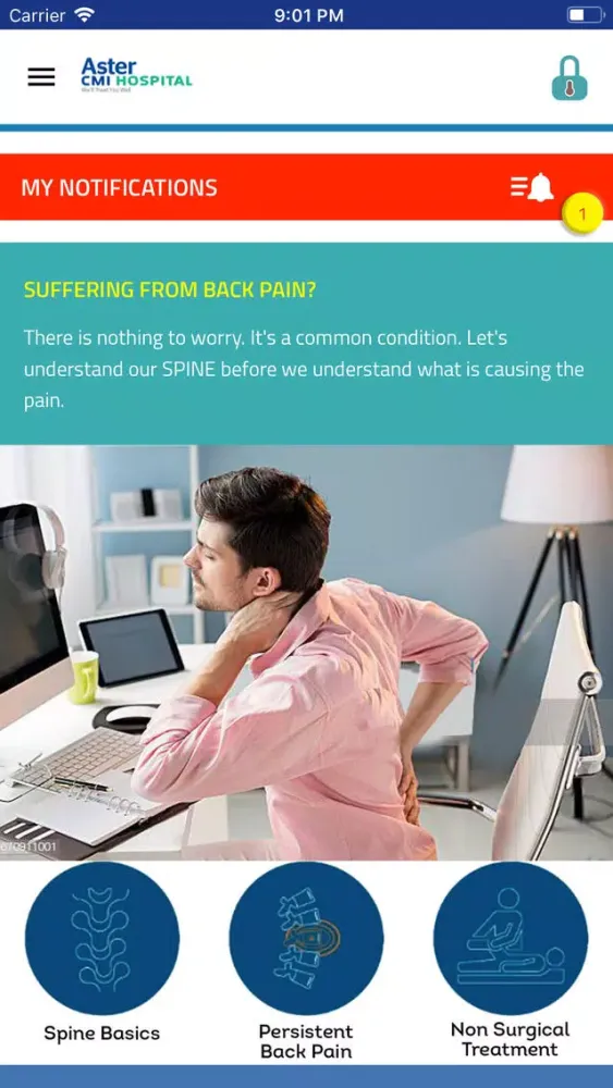 Aster Neuro Care Screenshots