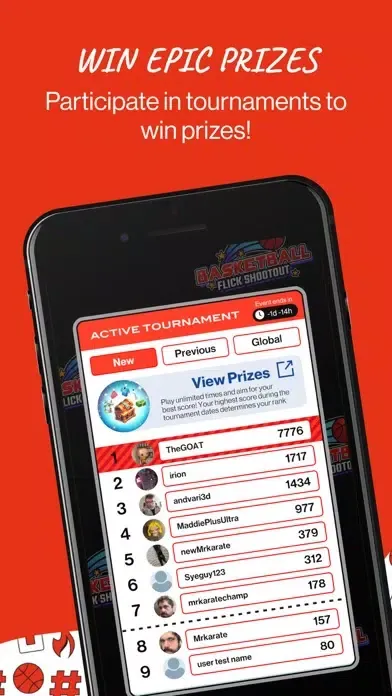 Basketball Flick Shootout سکرین شاٹس