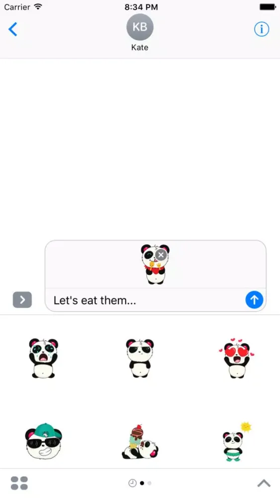 ภาพหน้าจอของ Panda Kute
