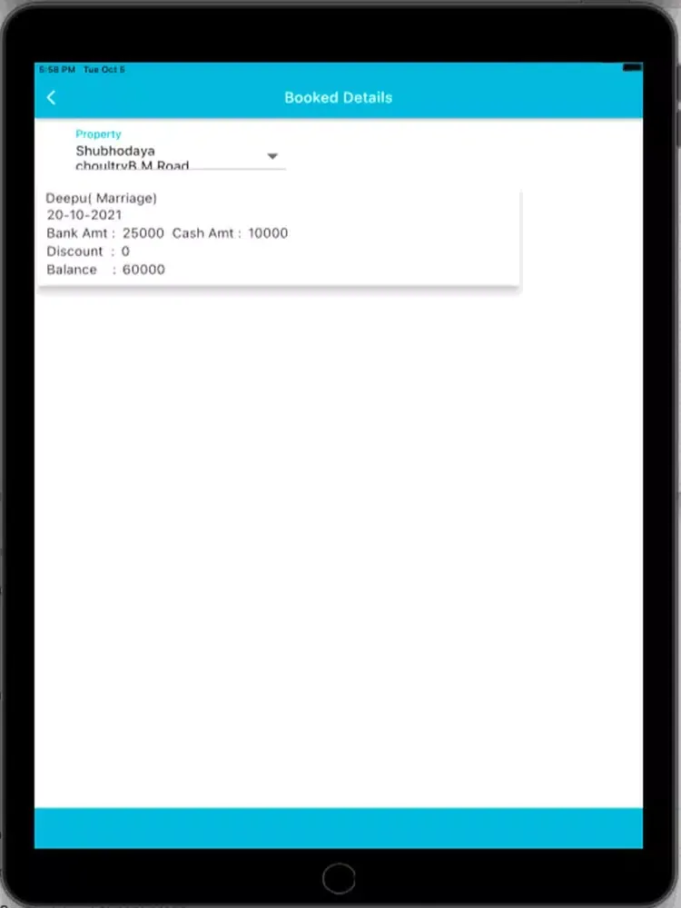 Event App - SRS iPad  Screenshots