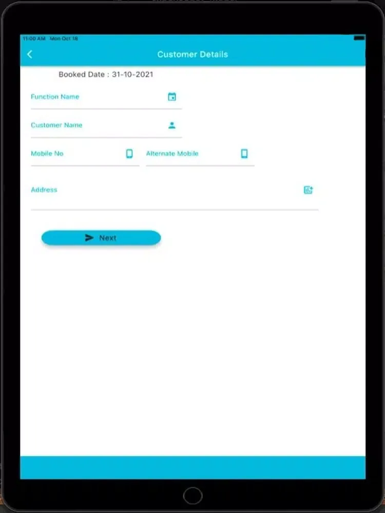 Event App - SRS iPad  Screenshots