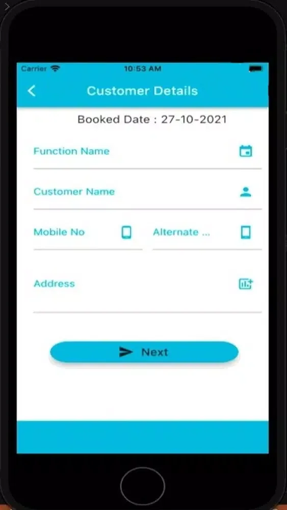 Event App - SRS Screenshots