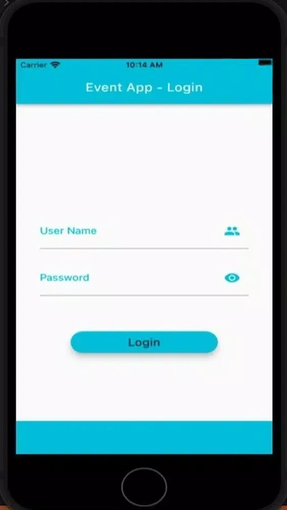Event App - SRS Screenshots