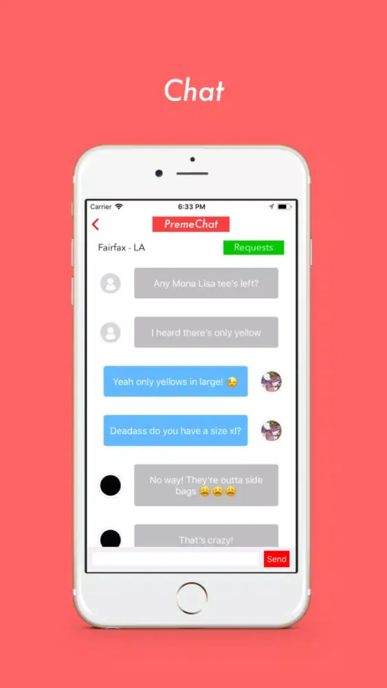 Screenshot di PremeChat