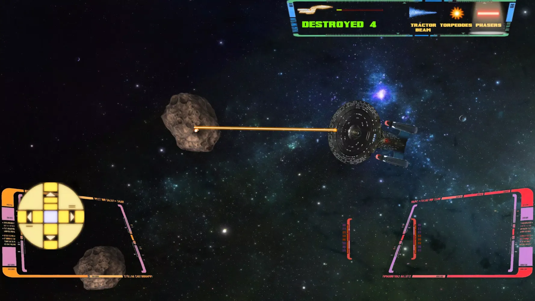 Screenshot di Asteroid Field