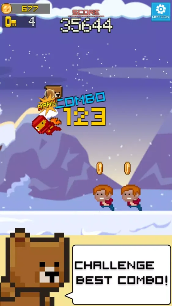 Tangkapan layar Just Jump - Infinte Arcade Battle