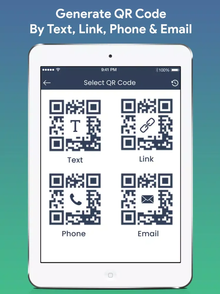 Captures d'écran de QR Barcode NFC Scanner iPad 