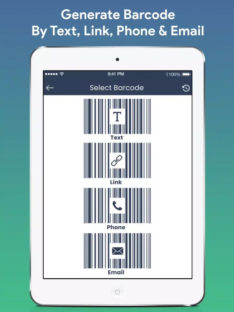 Captures d'écran de QR Barcode NFC Scanner iPad 