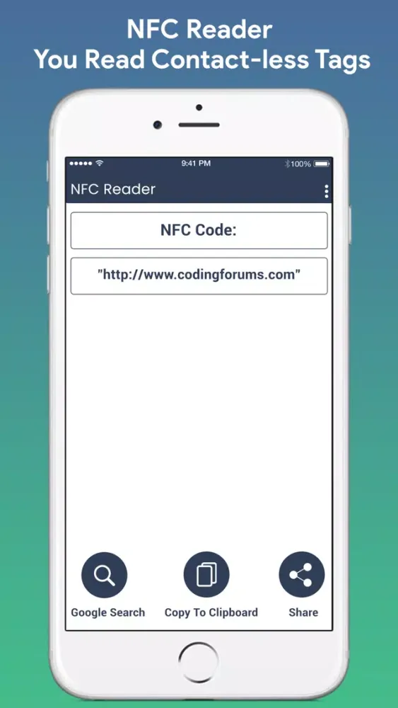 Captures d'écran de QR Barcode NFC Scanner