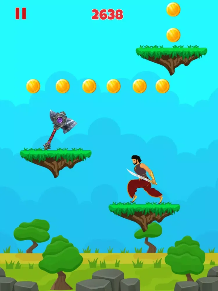 Bahubali Jump iPad  Screenshots