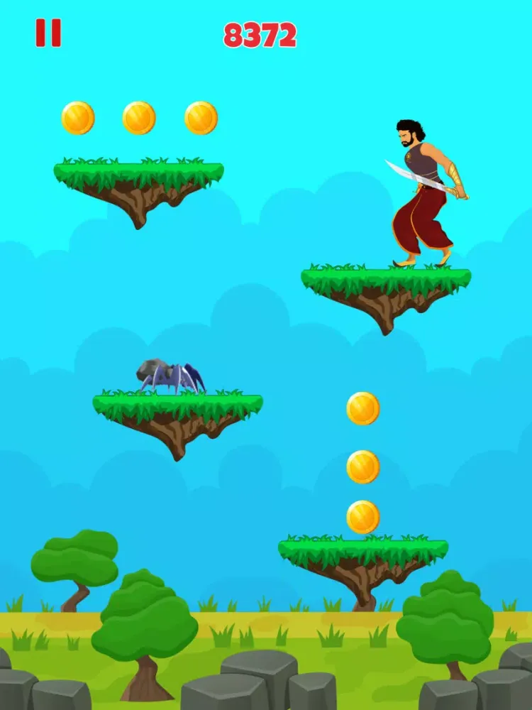 Bahubali Jump iPad  Screenshots