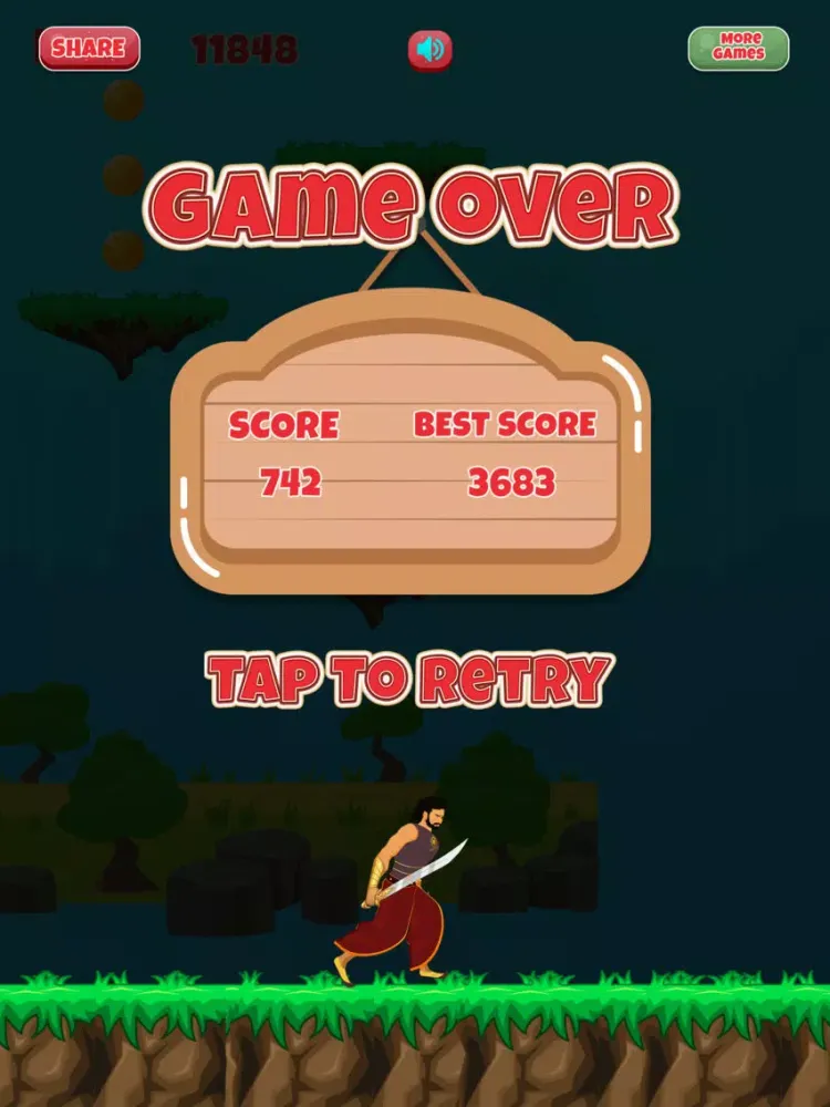 Bahubali Jump iPad  Screenshots