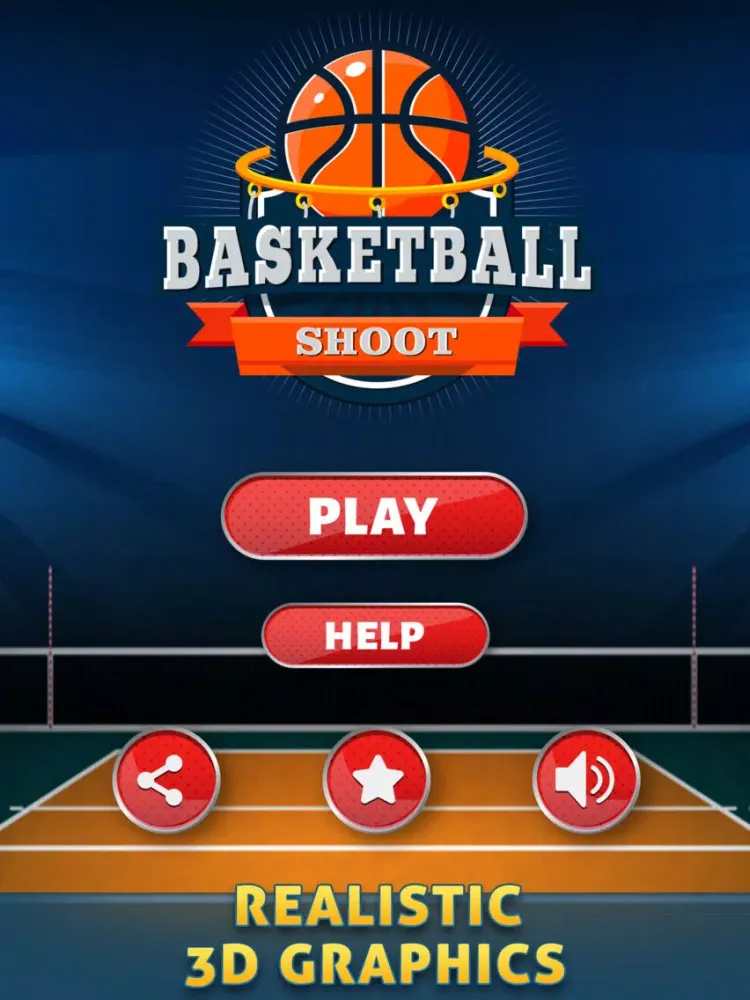 Tangkapan layar Basketball Free Shots iPad 