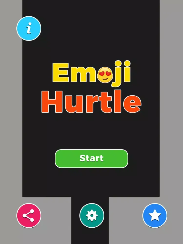 Tangkapan skrin Emoji Hurtle iPad 