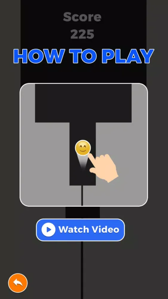 Tangkapan skrin Emoji Hurtle
