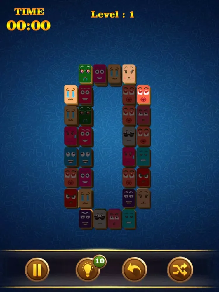 Ảnh chụp màn hình của Mahjong For Emoji iPad 