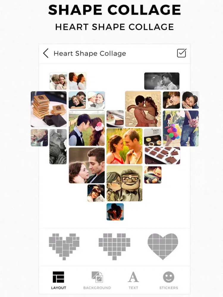 Magic Shape Collage iPad 應用截圖