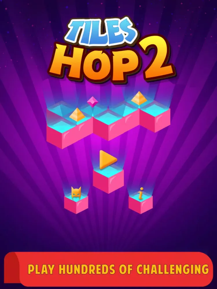 Capturas de tela do Tiles Hop iPad 